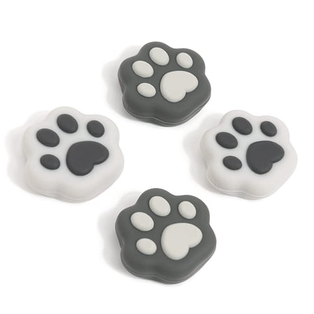 GeekShare Thumb Grip Caps for Nintendo Switch/OLED/Lite, Soft Silicone Joystick Caps Nintendo Switch Accessories,4PICS
