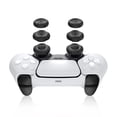 thumbnail image 1 of GeekShare Thumb Grip Caps for PS4 PS5 and Switch Pro Controller Thumbsticks Cover 6 PCS Black, 1 of 7