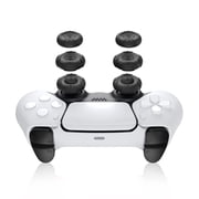 GeekShare Thumb Grip Caps for PS4 PS5 and Switch Pro Controller Thumbsticks Cover 6 PCS Black