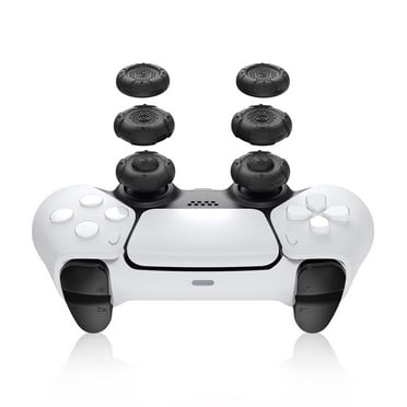 GeekShare Thumb Grip Caps for PS4 PS5 and Switch Pro Controller Thumbsticks Cover 6 PCS Black