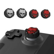 GeekShare Thumb Grip Caps for Steam Deck Joystick,Soft Silicone Anti-Slip Thumbsticks Cover Set 4PCS Skull