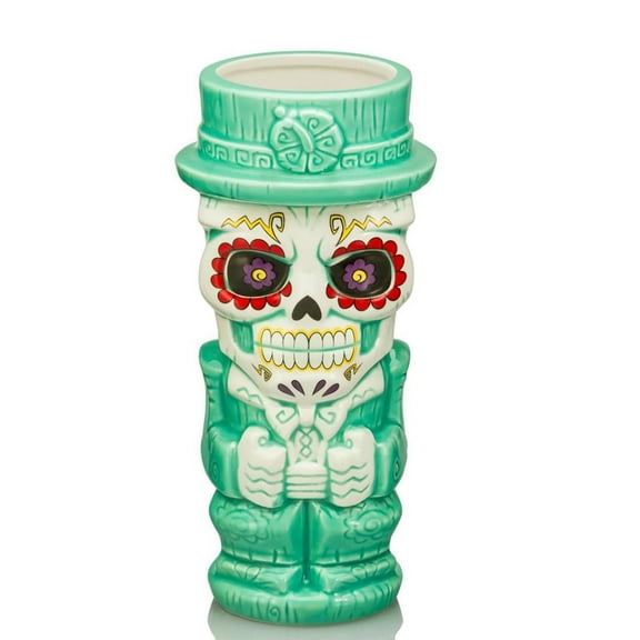 Geeki Tiki Day Of The Dead Sugar Skull Man 18 Ounce Ceramic Mug