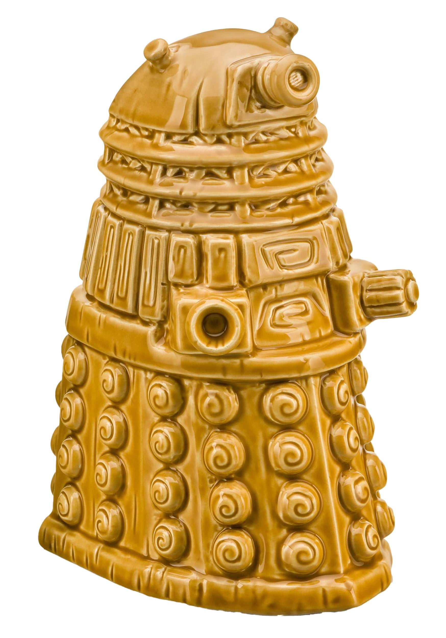 Doctor Who Dalek 3D Mug - Bronze Ceramic Novelty Mug, Officially Licensed Collectible