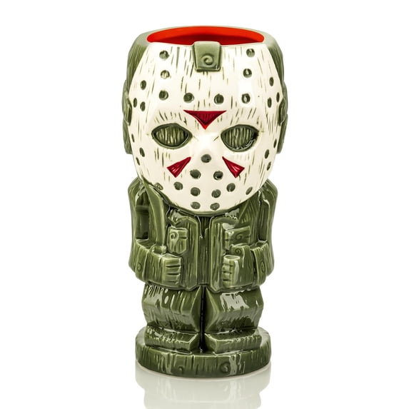 Geeki Tikis Friday The 13th Jason Voorhees | Ceramic Tiki Mug | Holds 26 Ounces