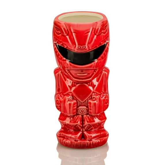Geeki Tikis Power Rangers Red Ranger Ceramic Mug | Holds 16 Ounces