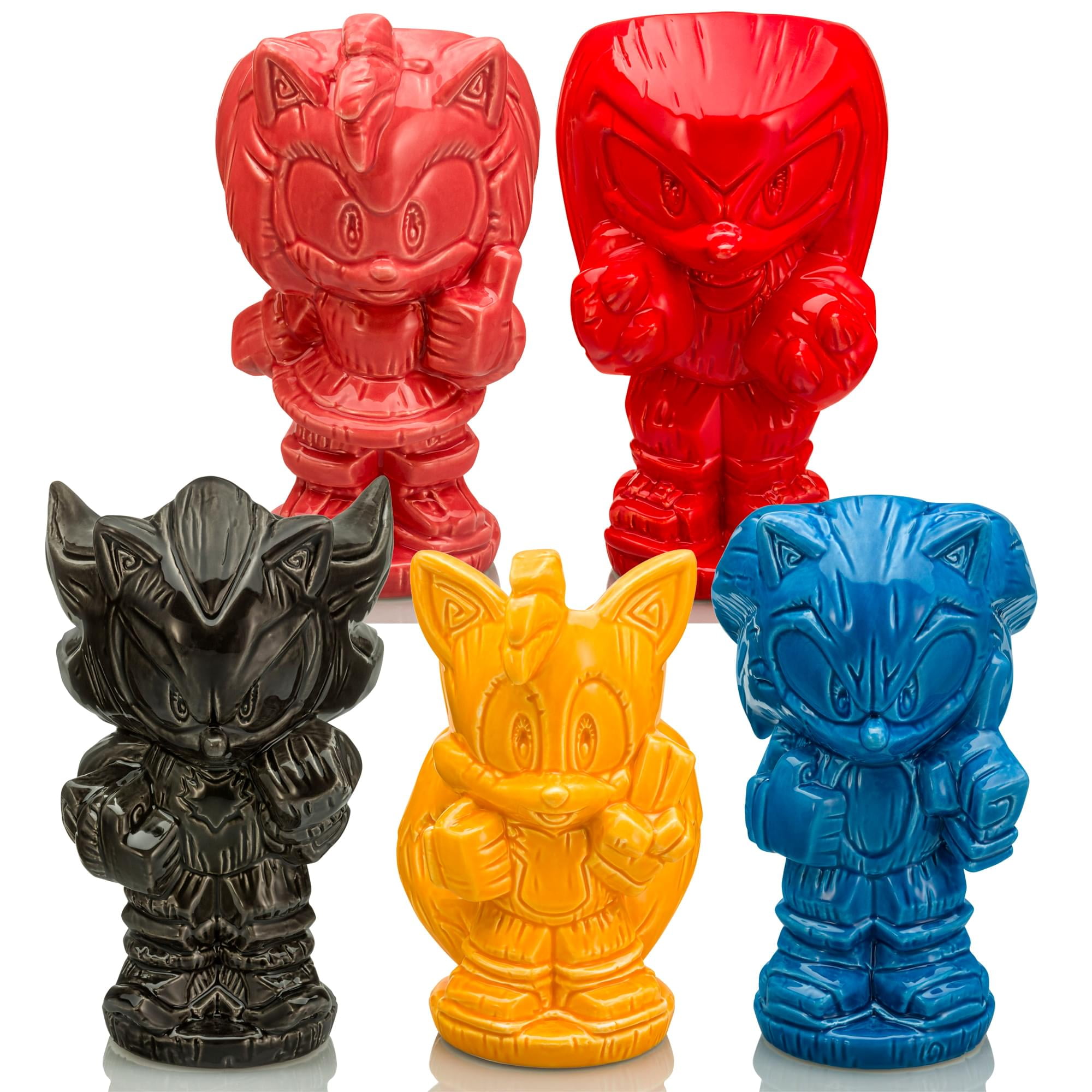 Geeki Tikis Sonic The Hedgehog 5-Piece Ceramic Mug Set - Walmart.com