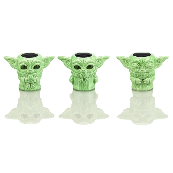 Geeki Tikis Star Wars Mandalorian The Child Mini Muglets | Set of 3 | 2.5 Ounces