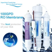 Geekpure 3 Stage Portable Aquarium Countertop Reverse Osmosis Drinking Water Filter SystemRO3-100G
