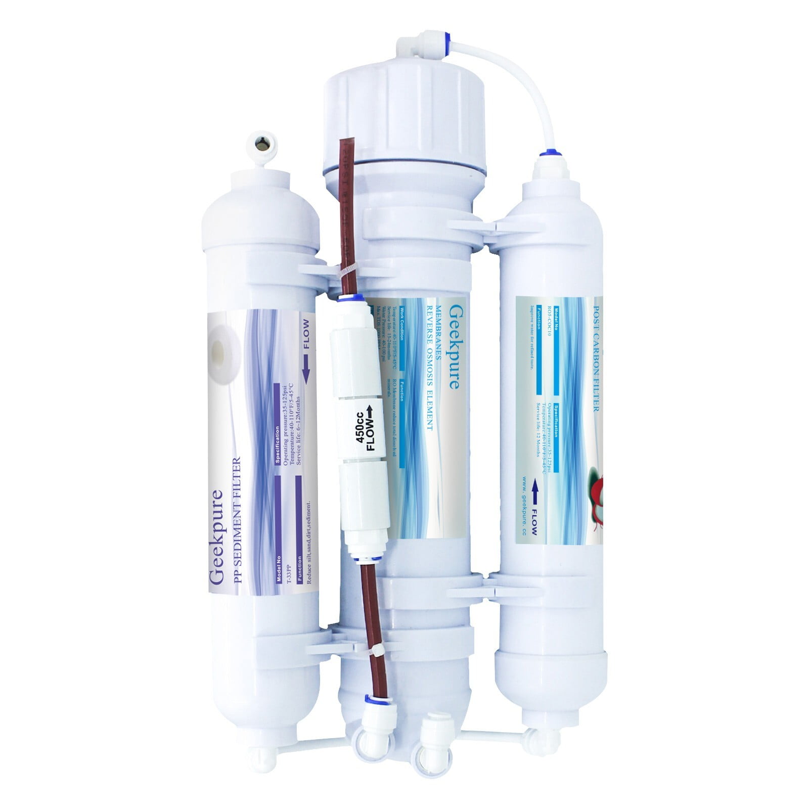 Photo inspiration: Visual Reference: Geekpure 3 Stage Portable Aquarium Countertop Reverse Osmosis Water