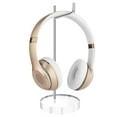 thumbnail image 1 of Geekria Acrylic Aluminum Headphones Stand for On-Ear Headphones, Gaming Headset Holder, Desk Display Hanger Compatible with Boses QC35, Sony WH-1000XM6, WH-1000XM5, WH-1000XM4 (Clear), 1 of 6