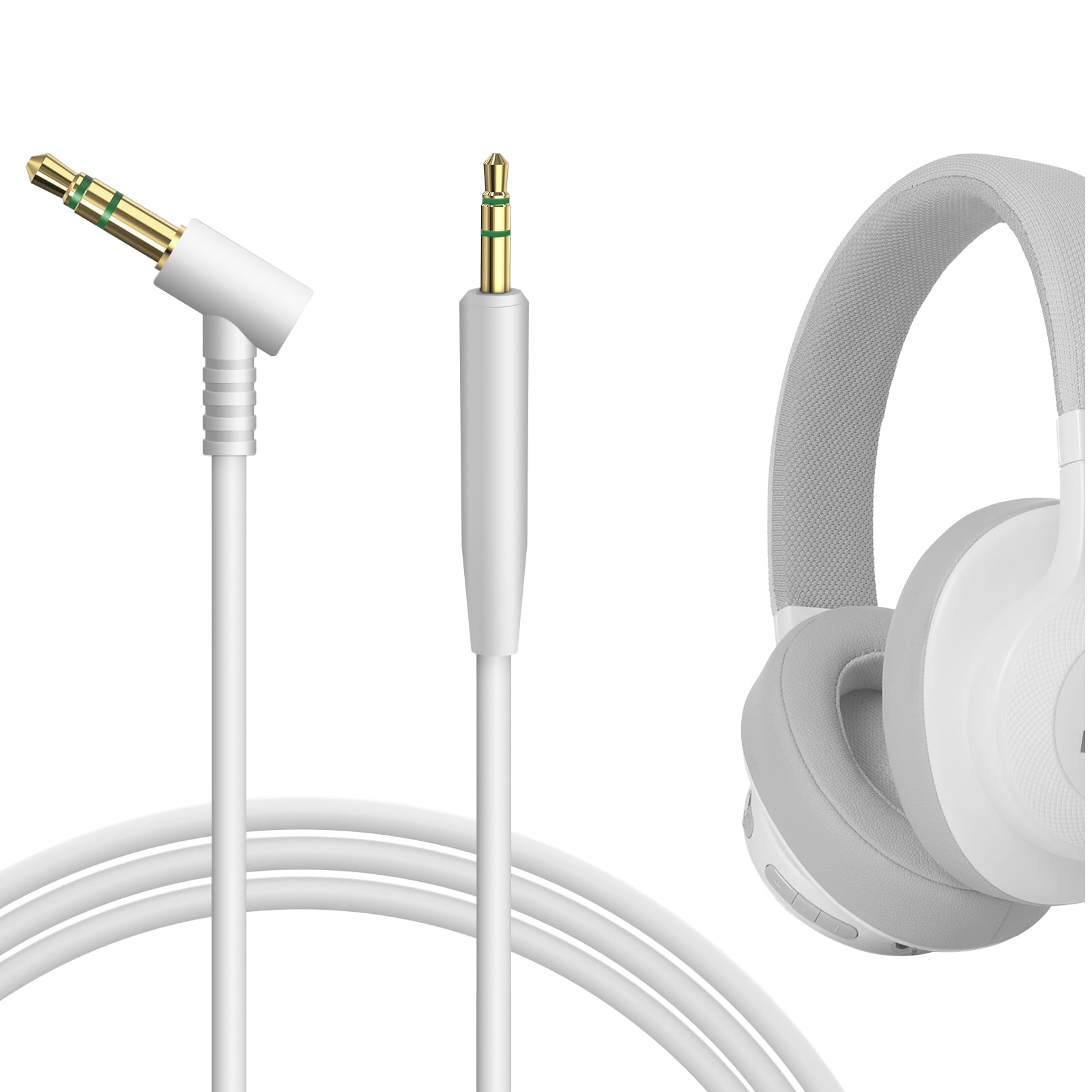 Geekria Audio Cable Compatible with JBL Tune 770NC 760NC 750BTNC 720BT 710BT 660NC 600BTNC Live 650BTNC 500BT 460NC 400BT Headphones Cable 2.5mm to 3.5mm Replacement Stereo Cord 4 ft 1.2 m Walmart