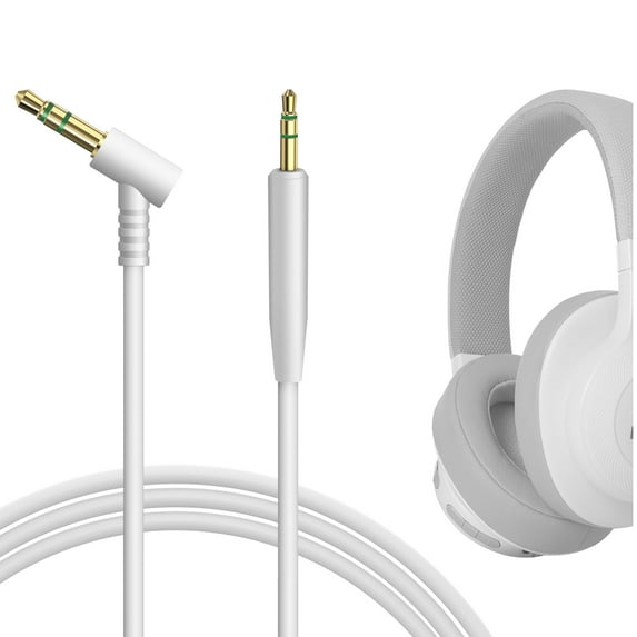 Geekria Audio Cable Compatible with JBL Tune 770NC 760NC 750BTNC 720BT 710BT 660NC 600BTNC, Live 650BTNC 500BT 460NC 400BT Headphones Cable, 2.5mm to 3.5mm Replacement Stereo Cord (4 ft /1.2 m)