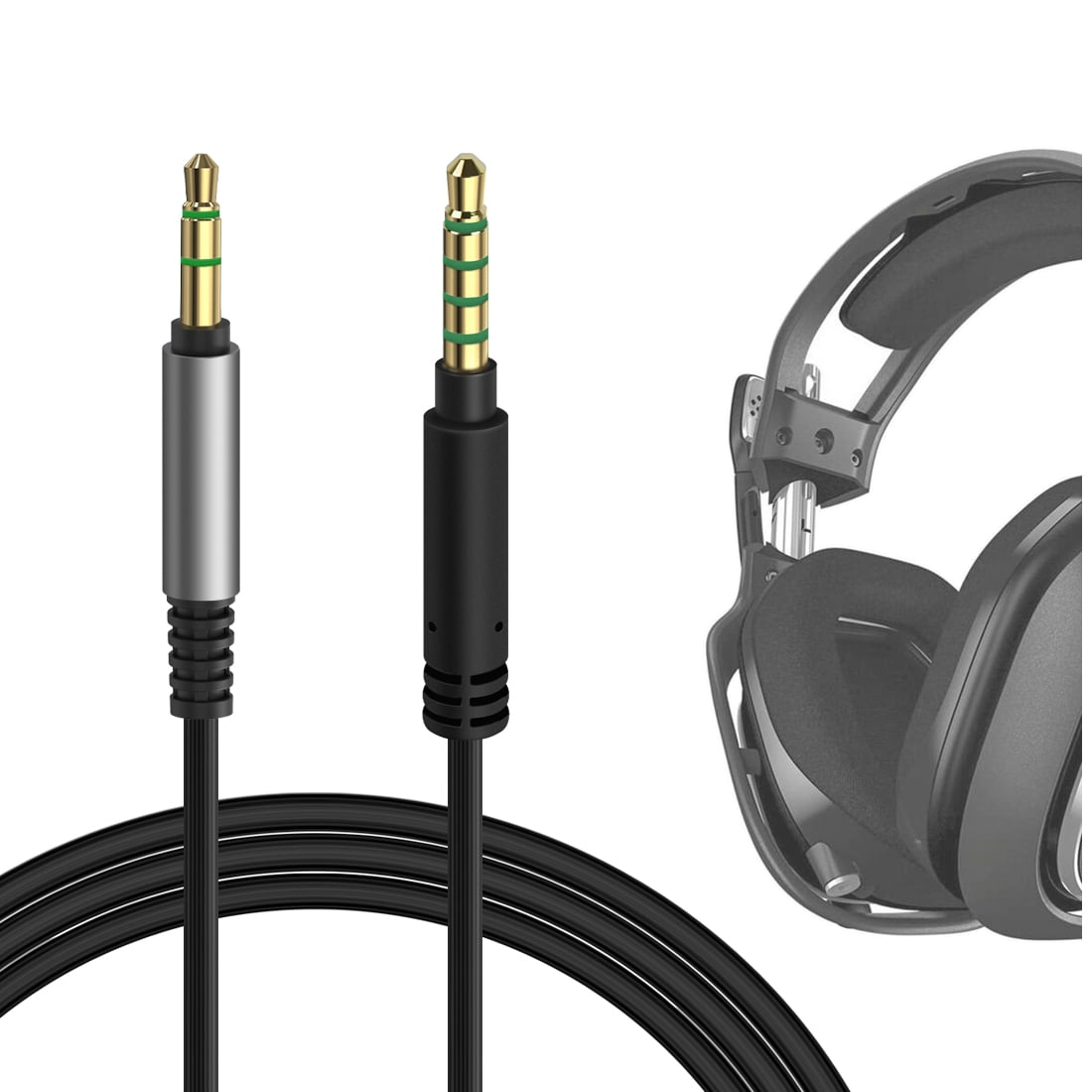 Geekria Audio Cable Compatible with Astro A40 tr, A40, A30, A10 Gen 2, A10 Gaming Headsets Cable