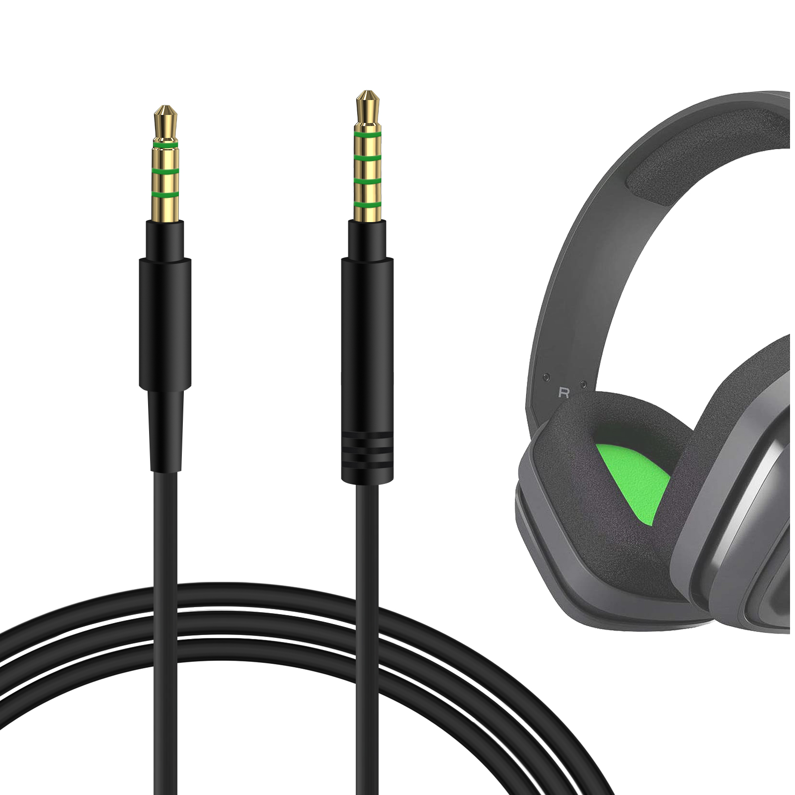 Geekria Audio Cable Compatible with Astro A40 tr, A40, A30, A10 Gen 2