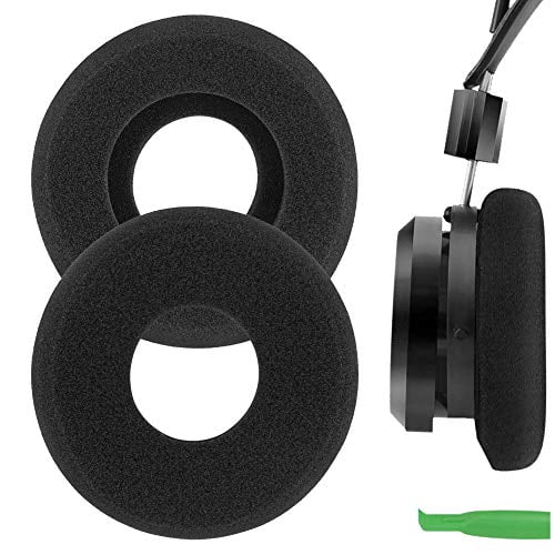 Geekria Comfort Foam Ear Pads for GRADO SR60, SR80, SR125, SR225, M1, M2 Headphones Replacement Earpads/Ear Cushion/Ear Cups, Headset Ear Cover Repair Parts (Black)