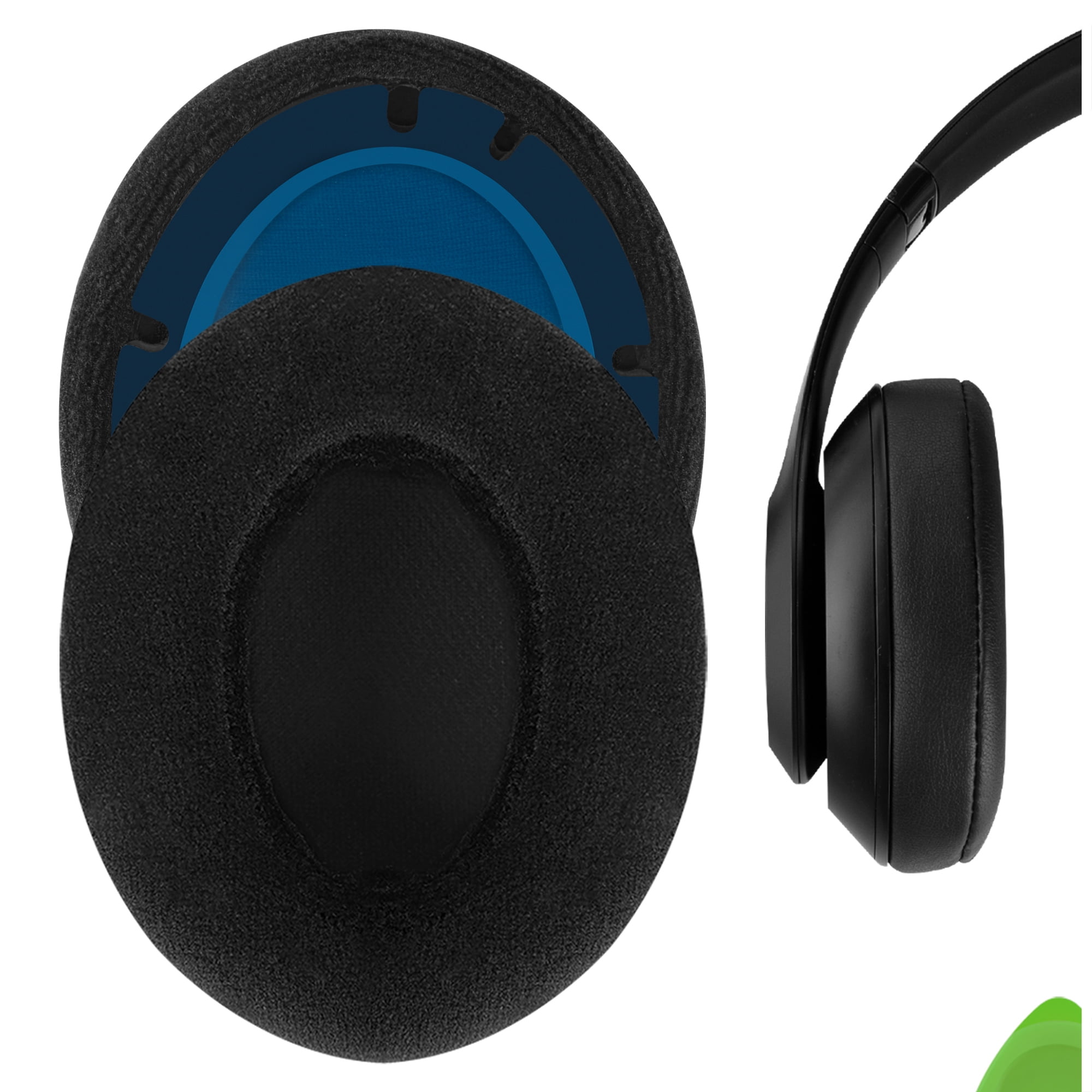 Geekria Comfort Velour Replacement Ear Pads for Beats Studio 3 A1914 Studio 3.0 Wireless Headphones Ear Cushions Headset Earpads Ear Cups Cover Repair Parts Black Walmart