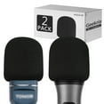 thumbnail image 1 of Geekria for Creators Foam Windscreen Compatible with TONOR TC-777, TW-620, TW-630, TW-820, TN492BL Microphone Antipop Foam Cover, Mic Wind Cover, Sponge Foam Filter (Black / 2 Pack), 1 of 6