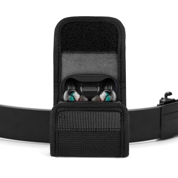 Geekria Earbud Pouch Compatible with Skullcandy Dime 3, EcoBuds, Rail, Smokin' Buds, Indy ANC, Dime2 Earbuds, Earphone Case with Velcro for Waistband / Belt