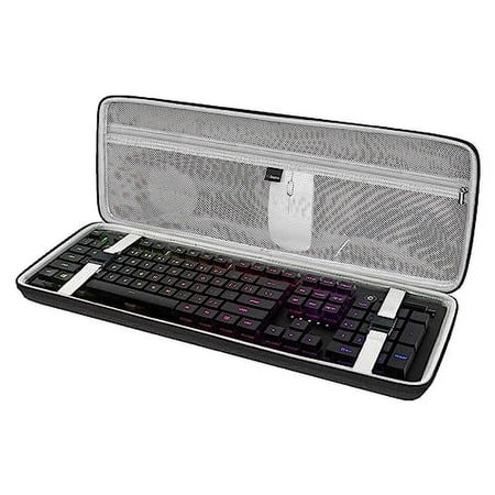 Geekria Full Size Keyboard Case, Hard Shell Travel Carrying Bag for 108 Key Computer Mechanical Gaming Keyboard Compatible with Razer BlackWidow V3 Mechanical Gaming, Ornata Chroma Gaming