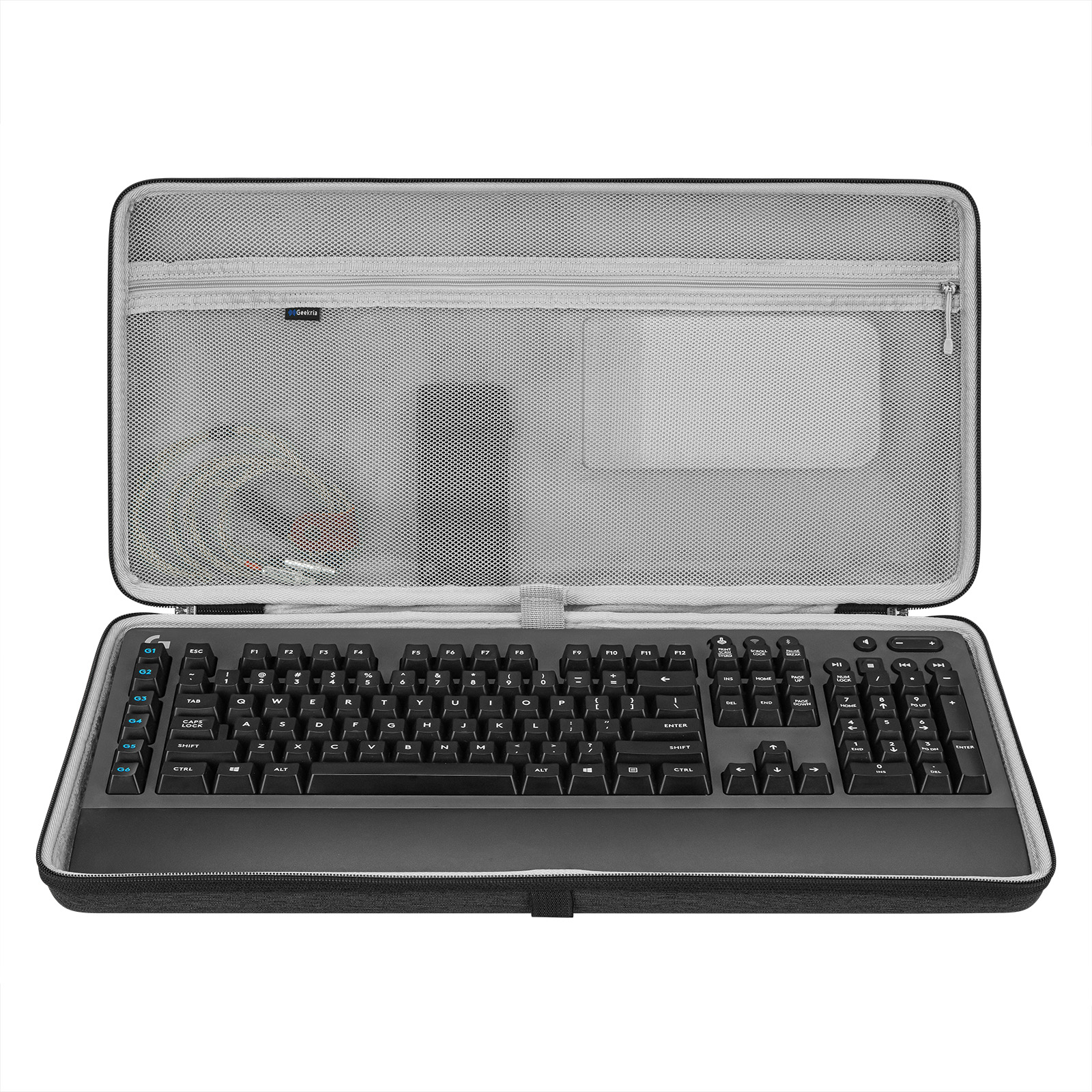 Geekria Keyboard and Mouse Combo Hard Shell Case, Compatible with ...