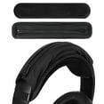thumbnail image 1 of Geekria Medium Velour Hook and Loop Headband Cover + Pad Set Protector No Tool Needed Compatible with  Medium Sized Headphones, Easy DIY Installation (Black), 1 of 6