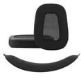 thumbnail image 1 of Geekria Mesh Fabric Replacement Ear Pads + Headband Compatible with Logitech G633, G635, G933, G935 Headphones Replacement Headband Pad + Ear Cushions / Cushion Pad Repair Parts (Black), 1 of 6