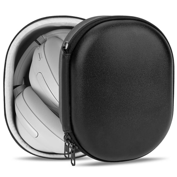 Geekria PRO Headphones Case Compatible with Sony WH-1000XM4, WH-1000XM3, WH-H910N, MDR-1000X Case, Replacement Hard Shell Travel Carrying Bag with Cable Storage (Black)