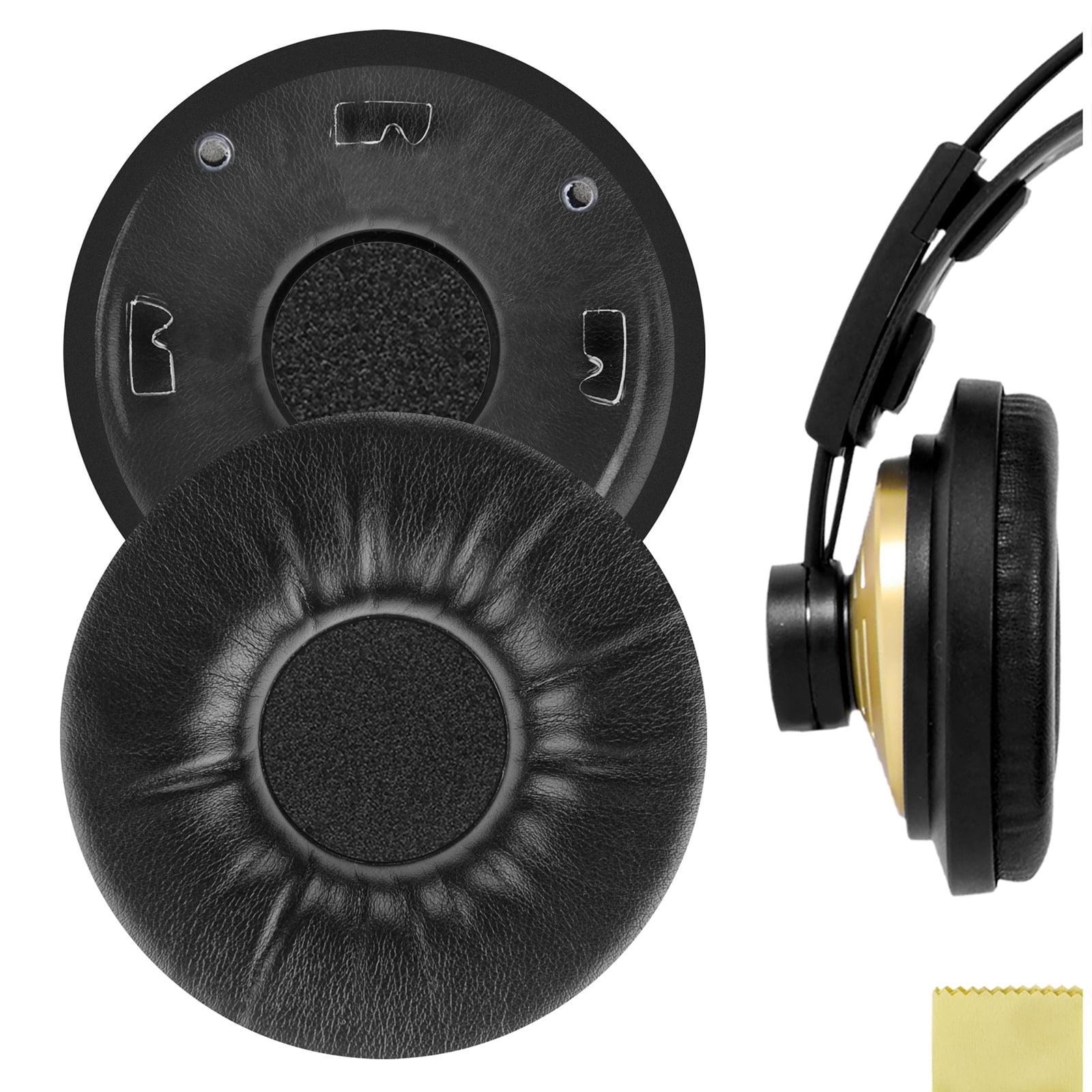 Geekria QuickFit Replacement Ear Pads for AKG K121, K121S, K141 MK II