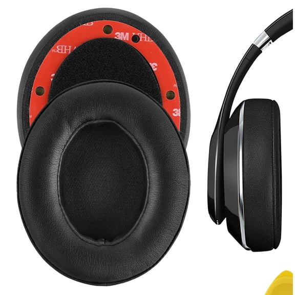 Geekria QuickFit Replacement Ear Pads for Beats Studio 2 Wireless (B0501), Studio 2 (B0500) Headphones Ear Cushions, Repair Parts (Black)