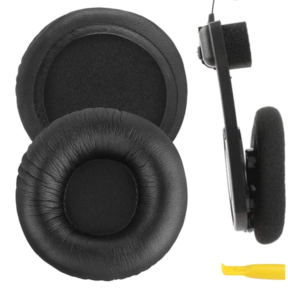 Geekria Replacement Ear Pads for KOSS Porta Pro PP, KSC 35/ 75/ 55/ 50/ 10, KTX PRO1, KTX8, PTX6 Headphones Ear Cushions, Repair Parts (Black)