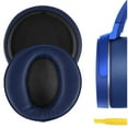 thumbnail image 1 of Geekria QuickFit Protein Leather Replacement Ear Pads for MDR-XB950BT MDR-XB950B1 MDR-XB950/H Headphones Ear Cushions, Headset Earpads, Ear Cups Repair Parts (Navy Blue), 1 of 6