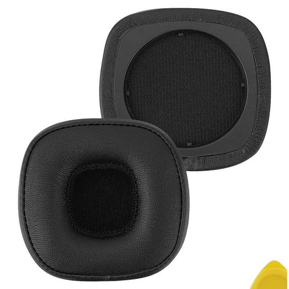 Geekria QuickFit Replacement Ear Pads for Marshall Major IV Headphones Ear Cushions, Repair Parts (Black)