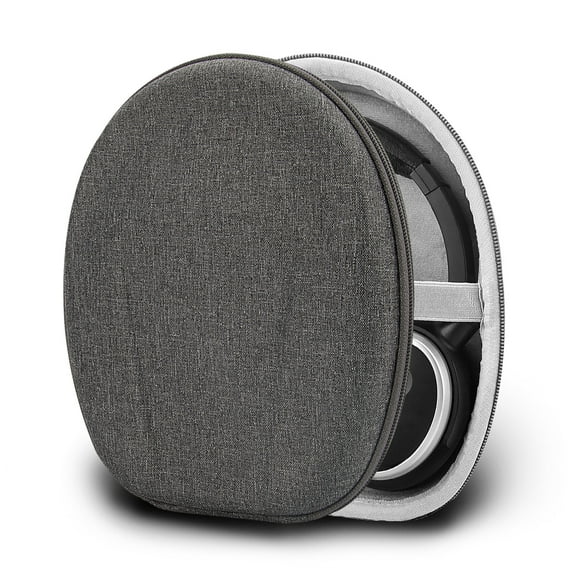 Geekria Shield Headphones Case Compatible with Audio-Technica ATH-SR5BK, ATH-SR5BTBK, ATH-ANC9, ATH-ANC7 Case, Replacement Hard Shell Travel Carrying Bag with Cable Storage (Black)