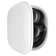 Geekria Shield Headphones Case Compatible with JBL TUNE 770NC/760NC/720BT/710BT, Live 770NC, Live 660NC, Replacement Hard Shell Travel Carrying Bag with Cable Storage White