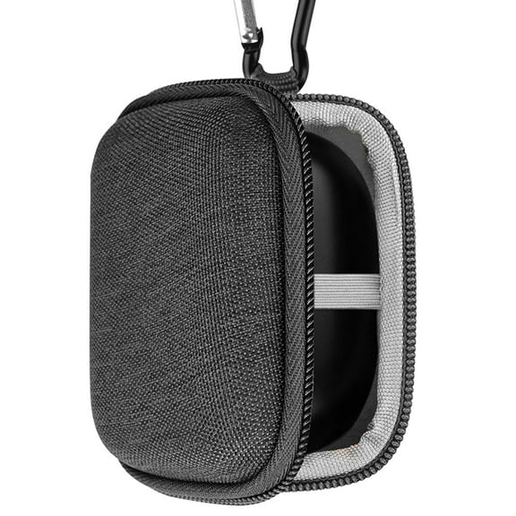 Geekria Shield Headphones Case Compatible with New Bose Quietcomfort Earbuds II True Wireless In-Ear Headsets Case, Replacement Hard Shell Travel Carrying Bag with Cable Storage (Grey)