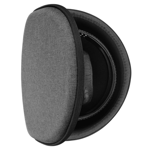 Geekria Shield Headphones Case Compatible with Sennheiser HD 450BT/400S, MOMENTUM 3/2, Replacement Hard Shell Travel Carrying Bag with Cable Storage (Dark Grey)