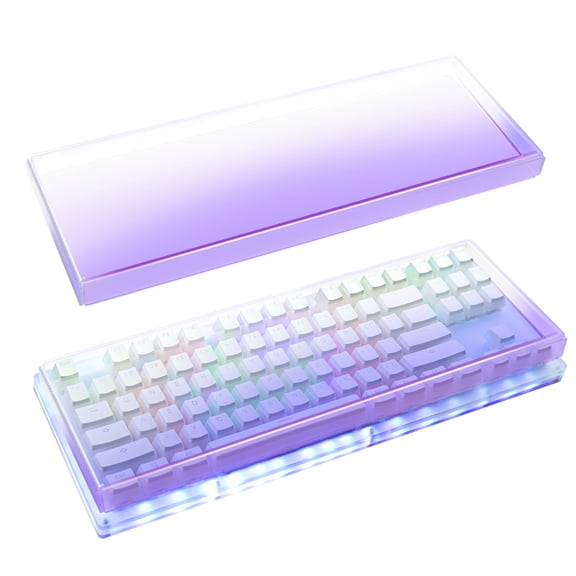 Geekria Tenkeyless TKL Keyboard Dust Cover, Clear Acrylic Keypads Cover for 80% Compact 87 Key Computer Mechanical Gaming Wireless Portable Keyboard, Compatible with Logitech G915 TKL, G PRO