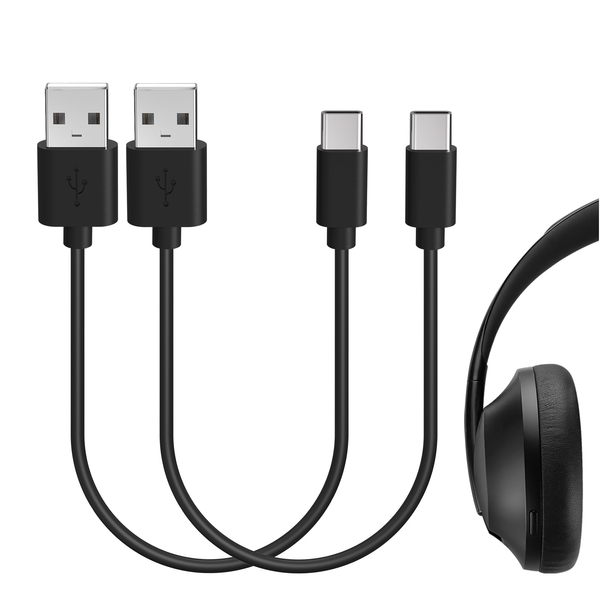 Geekria USB Headphones Short Charger Cable Compatible with Boses Ultra TWS QC Ultra