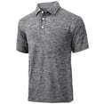 thumbnail image 1 of Geeksport Mens Golf Polo Shirt Short Sleeve Casual Polo Shirt for Men Performance Moisture-Wicking Cationic Shirt Casual Sports Tennis T-Shirts Black 3XL, 1 of 7