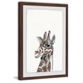 thumbnail image 1 of Geeky Giraffe Framed Painting Print, 1 of 6