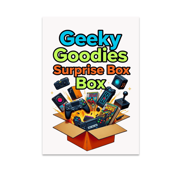 Geeky Goodies Surprise Box Wall Art - Tech Enthusiast - 13x19 Poster Print