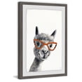 thumbnail image 1 of Geeky Llama II Framed Painting Print, 1 of 4