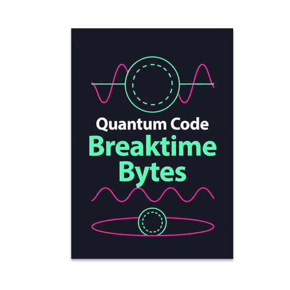Geeky Quantum Art - Quantum Computing Enthusiast - 13x19 Poster Print