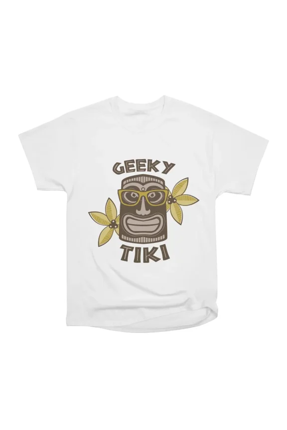 Geeky Tiki T-Shirt Tee Gift For Him Merch For Her Apparel For Friend