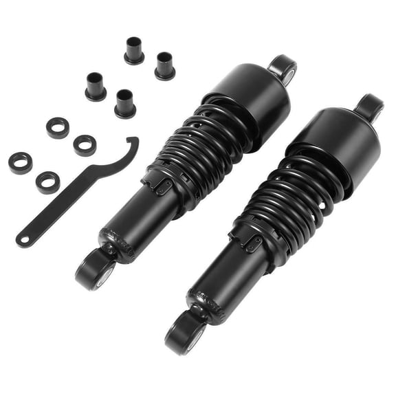 Geelife 10.5" Black Rear Shocks For Forty Eight Iron 883 Seventy Two 1200