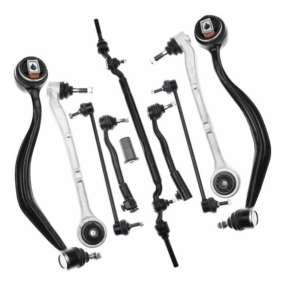 Geelife 10x Front Lower Control Arm Tie Rod Sway Bar Center for BMW 740i 750iL E38