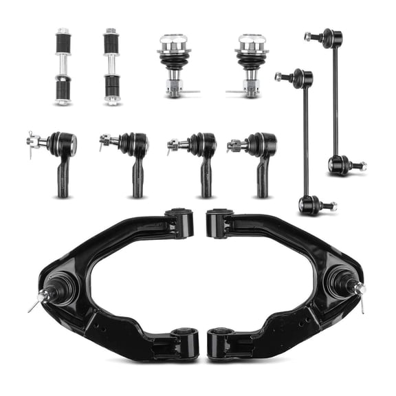 Geelife 12x Front Control Arm w/ Ball Joint Stabilizer Bar End for Nissan Xterra