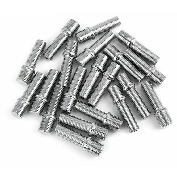 Geelife 20pcs 50mm M14 x 1.5 to M12 x 1.5 Wheel Stud Conversion Bolts for Cars