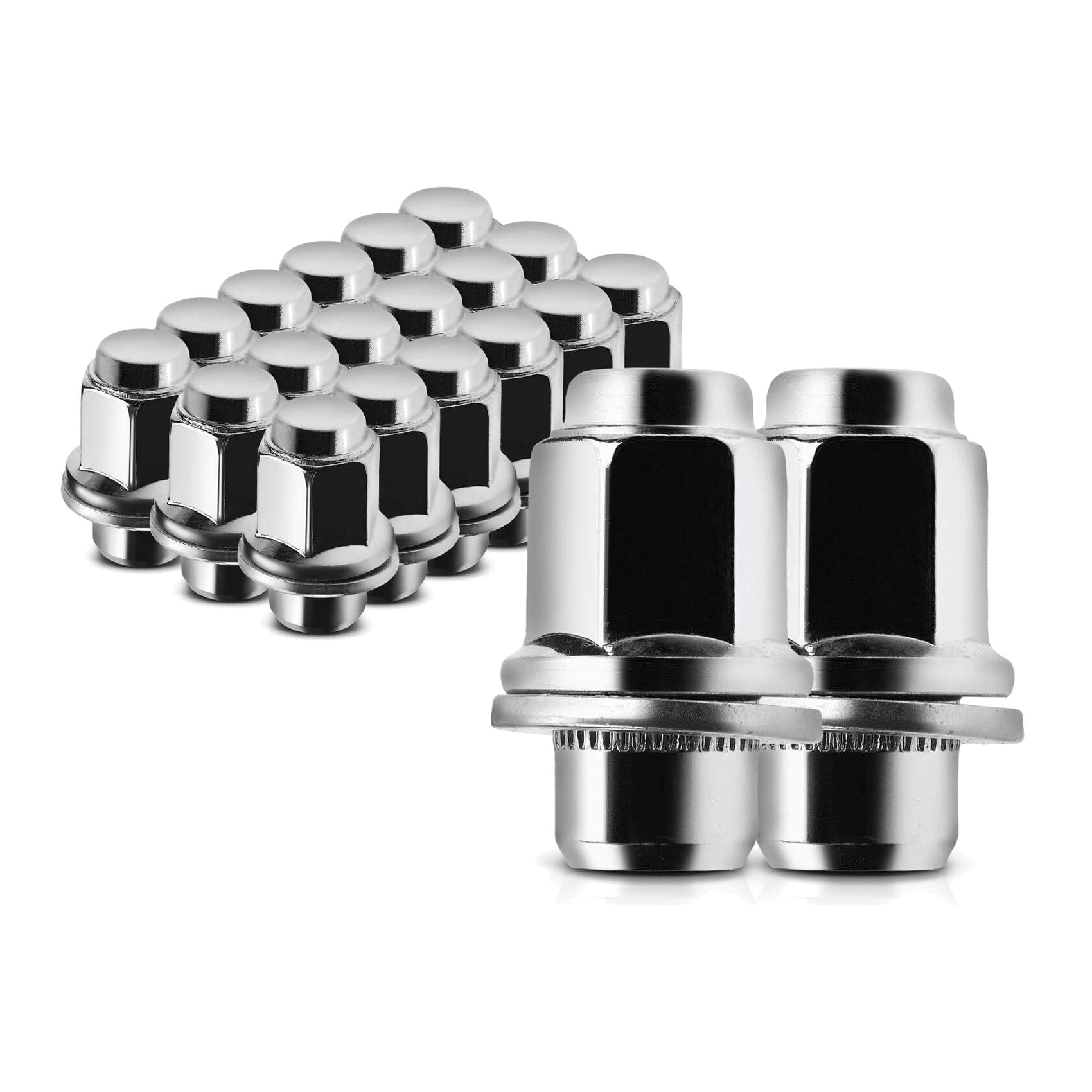 Geelife 20x M12-1.50 Front & Rear Acorn Wheel Lug Nut for Toyota Corolla 1987-2021 Camry