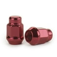 Geelife 23 Red Lug Nuts 1/2 Bulge Acorn Wheel Lugs 1/220 Nut For Jeep